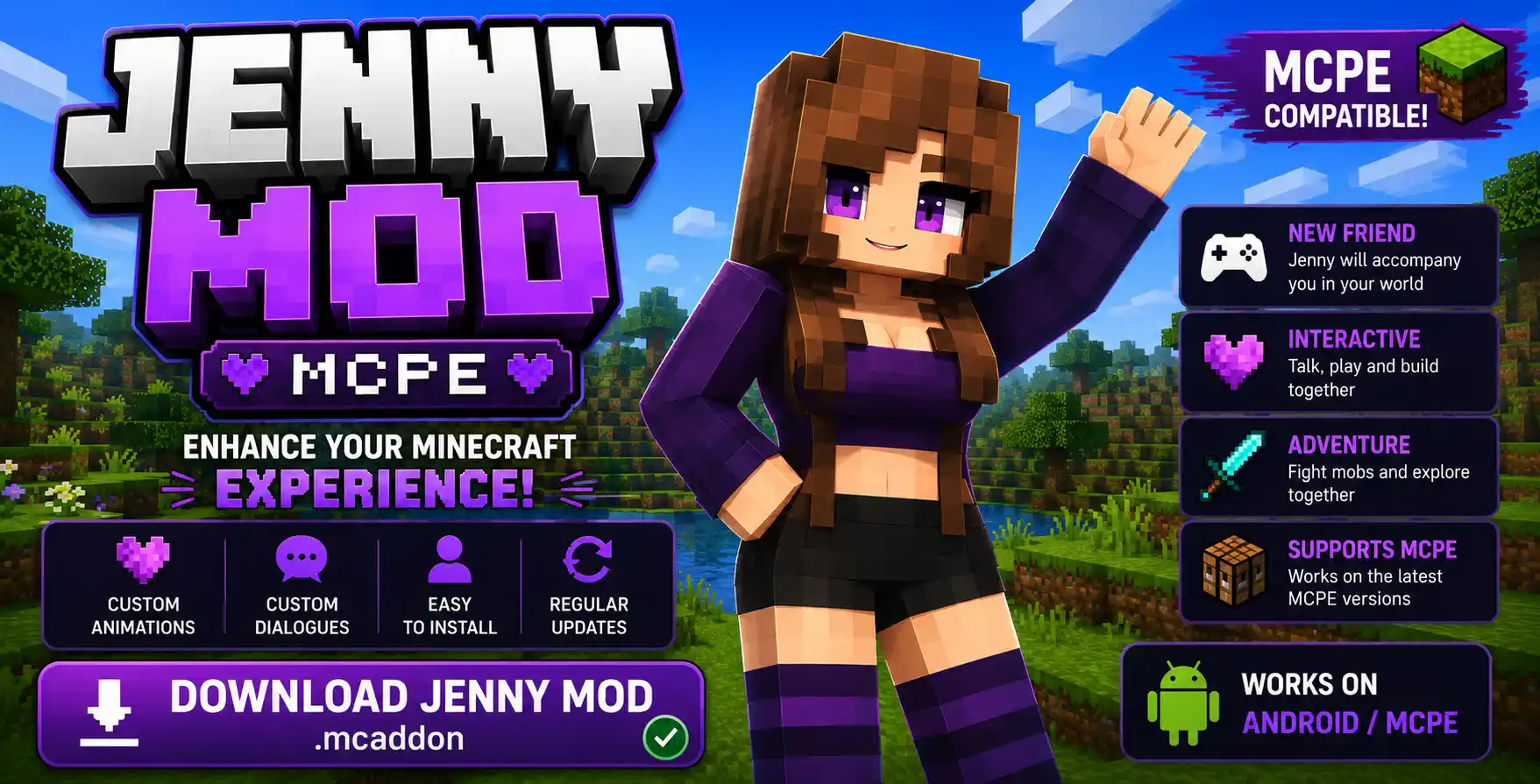Jenny Mod MCPE Jenny Mod MCPE