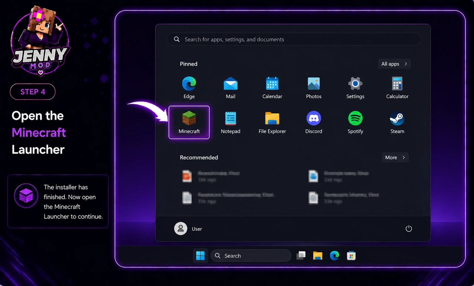Install Minecraft Forge 4