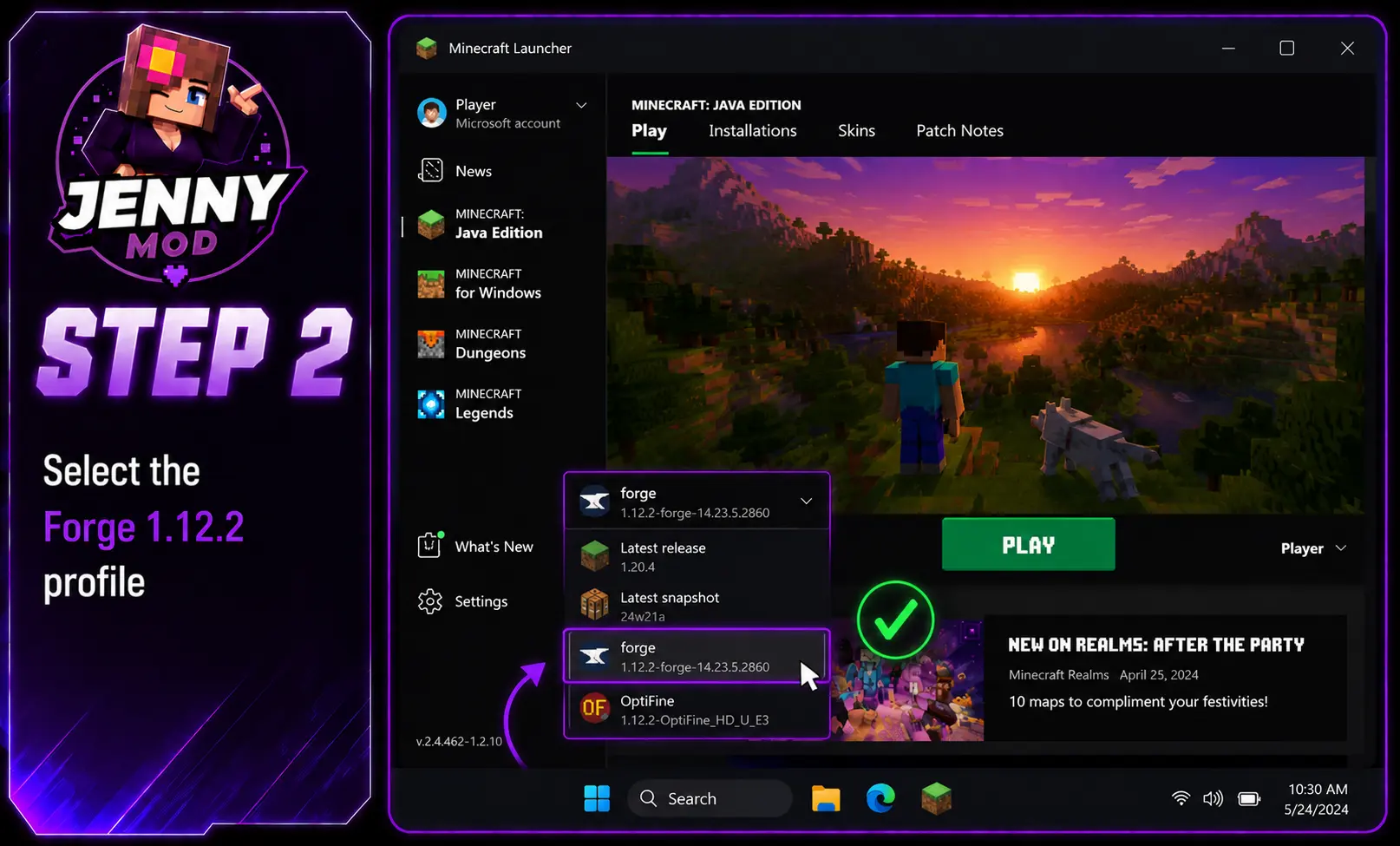 Launch Minecraft 2